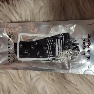 Black Face Mask Lanyard